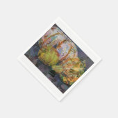 Fall Gourds und Pumpkin Digitale Kunst Serviette (Ecke)