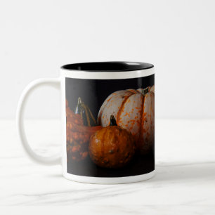 Fall Gourds und Pumpkin Zweifarbige Tasse