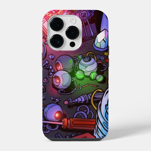 Fall Graffiti Gaming Case-Mate iPhone Hülle (Rückseite)