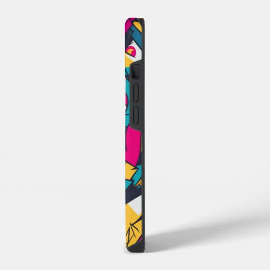 Fall Graffiti iPhone 14 iPhone Hülle (Linke Seite)