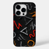 Fall Graffiti monogram Case-Mate iPhone Case-Mate iPhone Hülle (Rückseite)