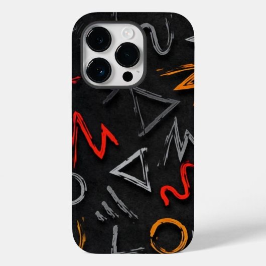 Fall Graffiti monogram Case-Mate iPhone Hülle (Rückseite)