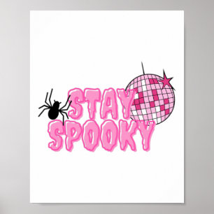 Fall Graphic T-Shirts - Spooky Disco Party Poster