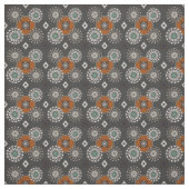 Fall Grau und Rust Brown Muster Stoff (Muster)