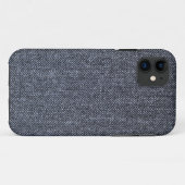 Fall: Graue Tweed Fabric Case-Mate iPhone Hülle (Rückseite (Horizontal))