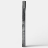 Fall Graues Leder Case-Mate iPhone Hülle (Rückseite / Links)