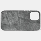 Fall Graues Leder Case-Mate iPhone Hülle (Rückseite (Horizontal))