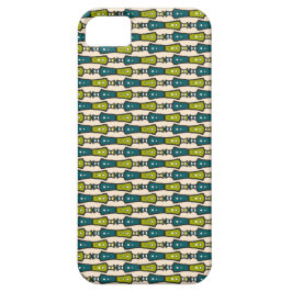 Fall Green Aquamarin Black Cream Tribal iPhone 5/5 Case-Mate iPhone Hülle