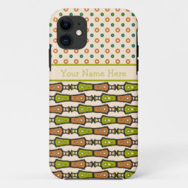 Fall Green Aquamarin Black Cream Tribal iPhone 5/5 Case-Mate iPhone Hülle