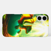 Fall "Green Dragon Phone" Case-Mate iPhone Hülle (Rückseite (Horizontal))