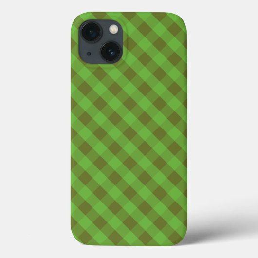 Fall Green Gingham Case-Mate iPad iPhone Hülle (Rückseite)