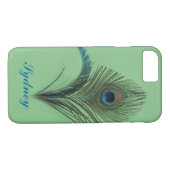 Fall Green Peacock iPhone 7 Case-Mate iPhone Hülle (Rückseite (Horizontal))