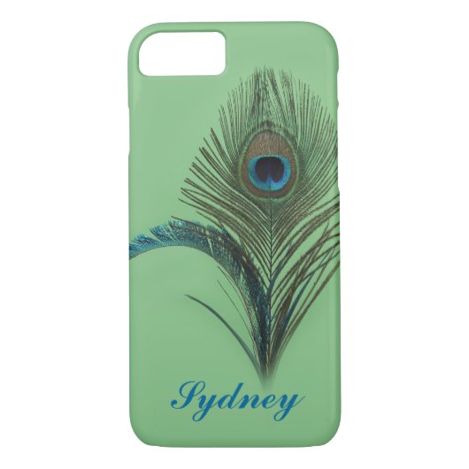 Fall Green Peacock iPhone 7 Case-Mate iPhone Hülle (Rückseite)