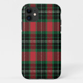 Fall Green & Red Tartan Case-Mate iPhone Hülle (Rückseite)