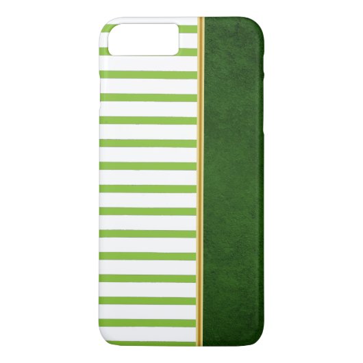 Fall "Green Striped iPhone 7" Case-Mate iPhone Hülle (Rückseite)