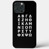 Fall Griechisch Alphabet Case-Mate iPhone Case-Mate iPhone Hülle (Rückseite)