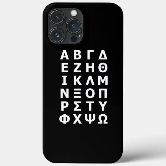 Fall Griechisch Alphabet Case-Mate iPhone Case-Mate iPhone Hülle (Rückseite)