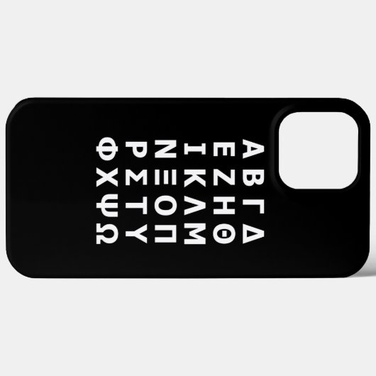 Fall Griechisch Alphabet Case-Mate iPhone Hülle (Rückseite (Horizontal))