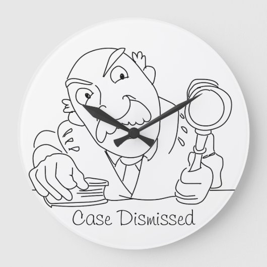 Fall Große Wanduhr (Vorderseite)