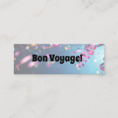 Fall Gruß/Bon Voyage Mini Business Card Mini Visitenkarte (Vorderseite)
