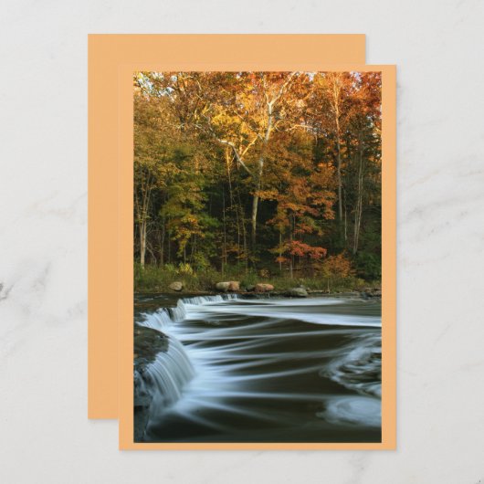 Fall Grußkarte (Vorne/Hinten)