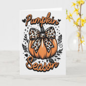 Fall Grußkarte Karte (Gelbe Blume)