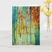 Fall - Grußkarten Karte (Gelbe Blume)