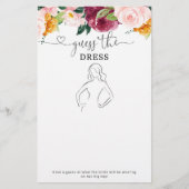 Fall Guess für das Brautparty (Vorderseite)