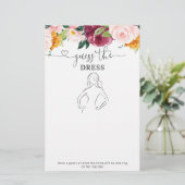 Fall Guess für das Brautparty (Stehend Vorderseite)