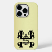 Fall Haileys Split Monogram Case-Mate iPhone Hülle (Rückseite)