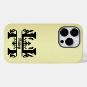 Fall Haileys Split Monogram Case-Mate iPhone Hülle (Rückseite (Horizontal))