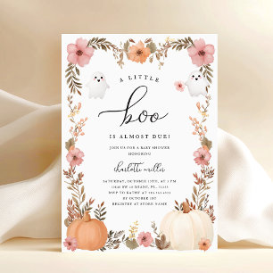 Fall Halloween Baby Shower Einladung