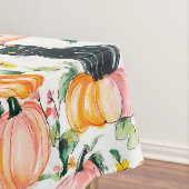 Fall Halloween Black Cats and Pumpkin Design Tischdecke (Beispiel)