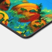 Fall Halloween Black Cats Moon Pumpkins Schreibtischunterlage (Ecke)