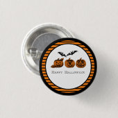 Fall/Halloween/Kürbis Button (Vorne & Hinten)