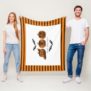 Fall/Halloween/Kürbis Fleecedecke