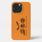 Fall/Halloween/Kürbis iPhone Case Hülle (Rückseite)