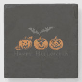 Fall/Halloween/Kürbisstein Untersetzer (Vorderseite)