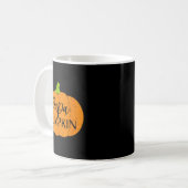 Fall Halloween Thanksgiving Papa Pumpkin Soon To B Kaffeetasse (Vorderseite Links)