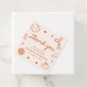 Fall Hand Drawn A Little Cutie Pie 1st Birthday Geschenkanhänger (Beispiel)