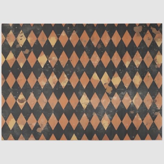 Fall Harlequin Tissue for Decoupage Seidenpapier (Vorderseite)