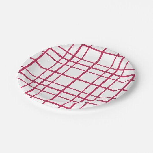 Fall Harvest Apfelzweig Bloral Baby Dusche Pappteller (Schrägansicht)