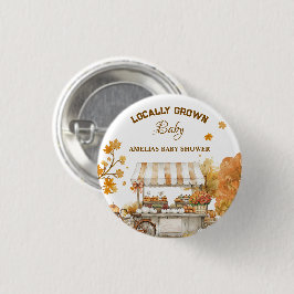 Fall Harvest Baby Dusche Pinback Button