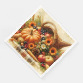 Fall Harvest Basket Serviette (Ecke)
