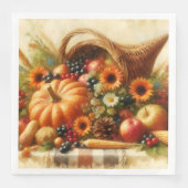 Fall Harvest Basket Serviette (Vorderseite)
