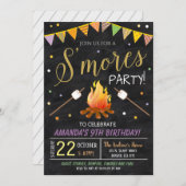 Fall Harvest Bonfire Einladung (Vorne/Hinten)