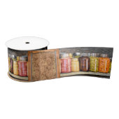 Fall Harvest Canning Jars Preserve Satin Ribbon Satinband (Spule)
