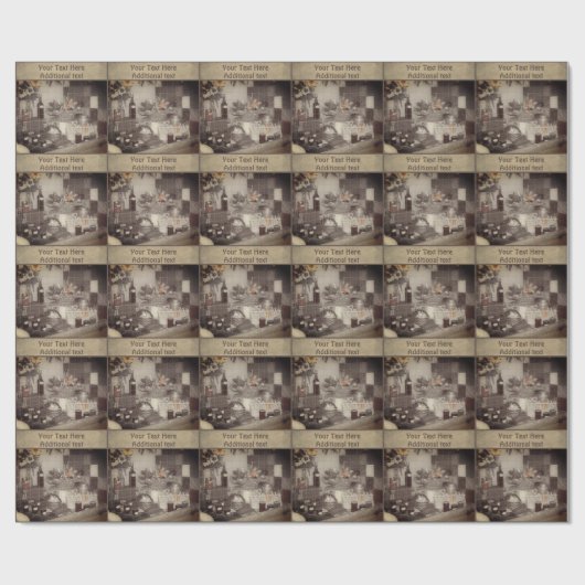 Fall Harvest Country Fair Display Personalisiert Geschenkpapier (Flach)