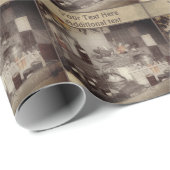 Fall Harvest Country Fair Display Personalisiert Geschenkpapier (Rolleneckpunkt)