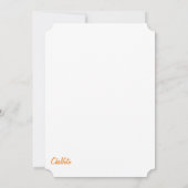 Fall Harvest Einladung (Rückseite)